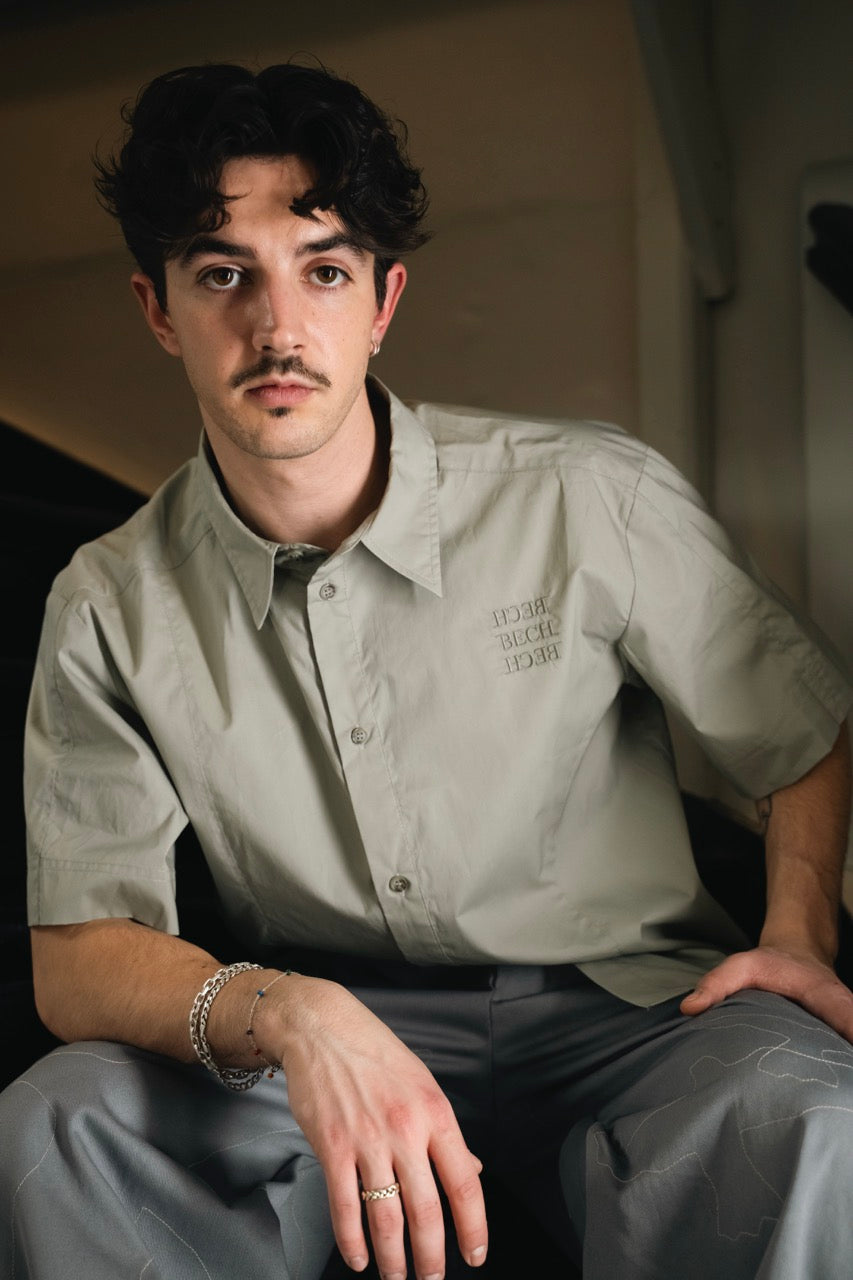 Asymmetrical Logo Shirt