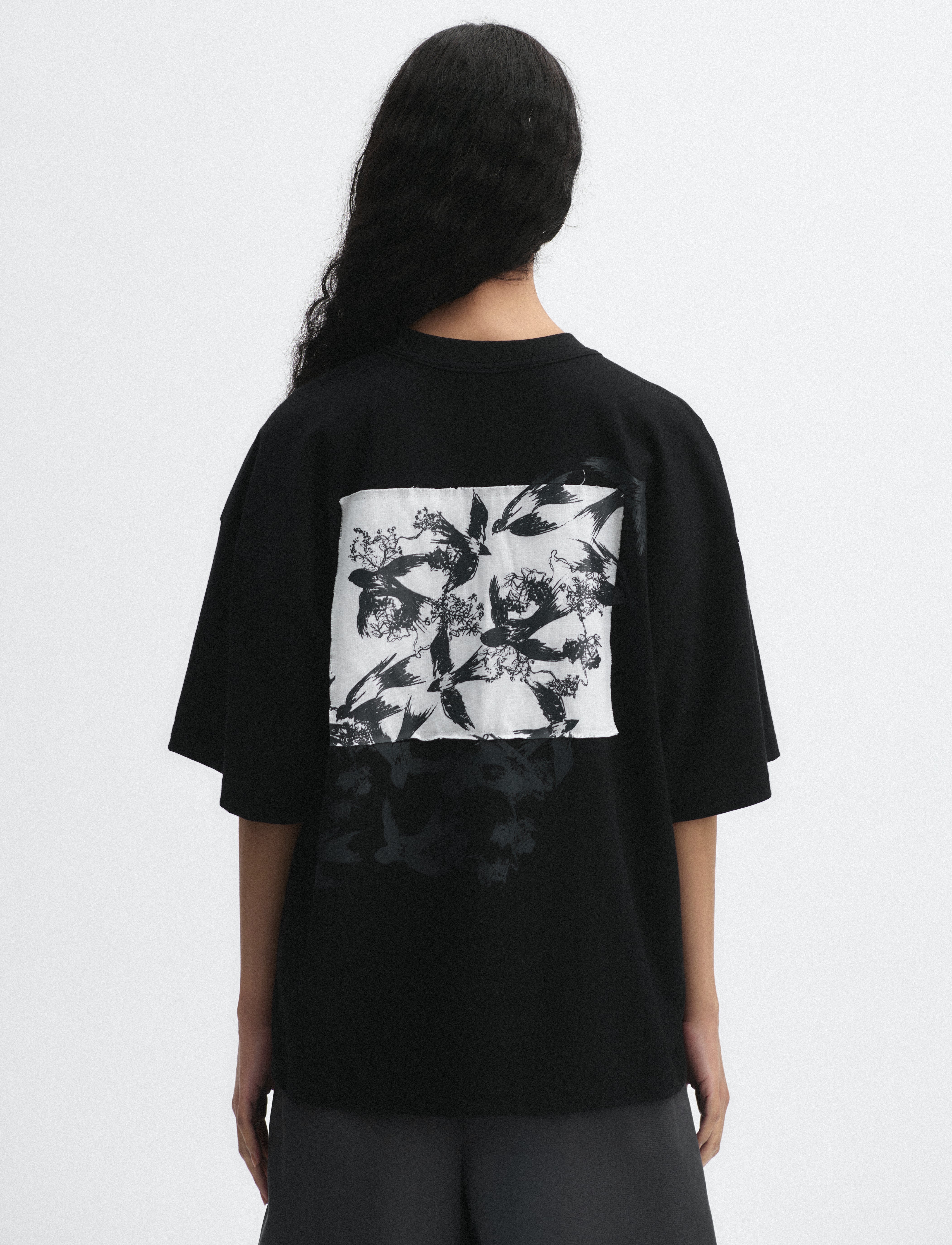 Birds T-shirt black