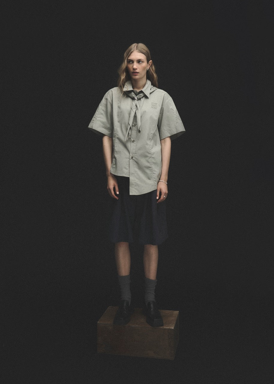 Asymmetrical Logo Shirt