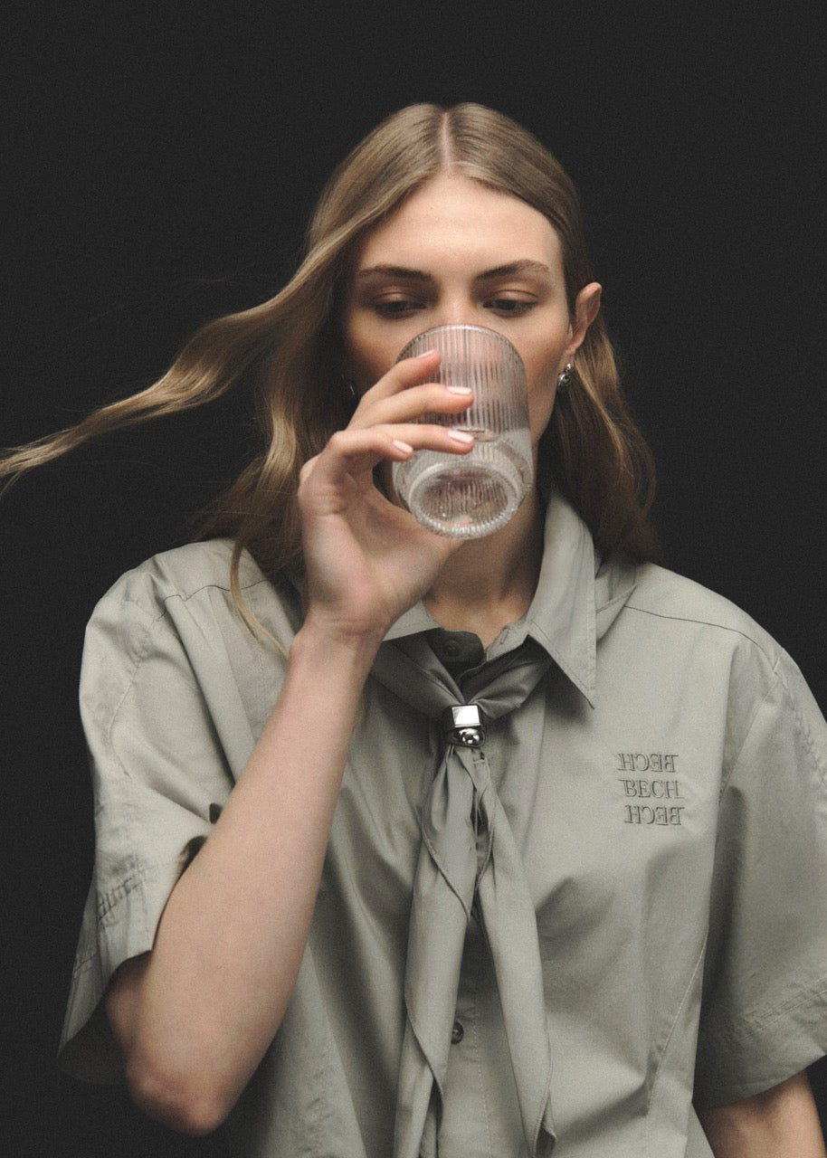 Asymmetrical Logo Shirt