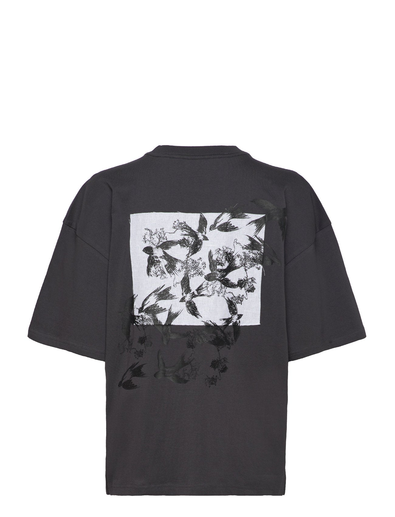 Birds T-shirt grey